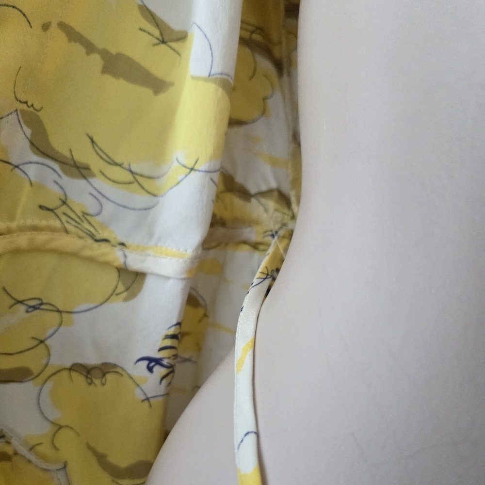 Betsey Johnson | Vintage Patterned Silk Wrap Dress - Picture 11 of 15